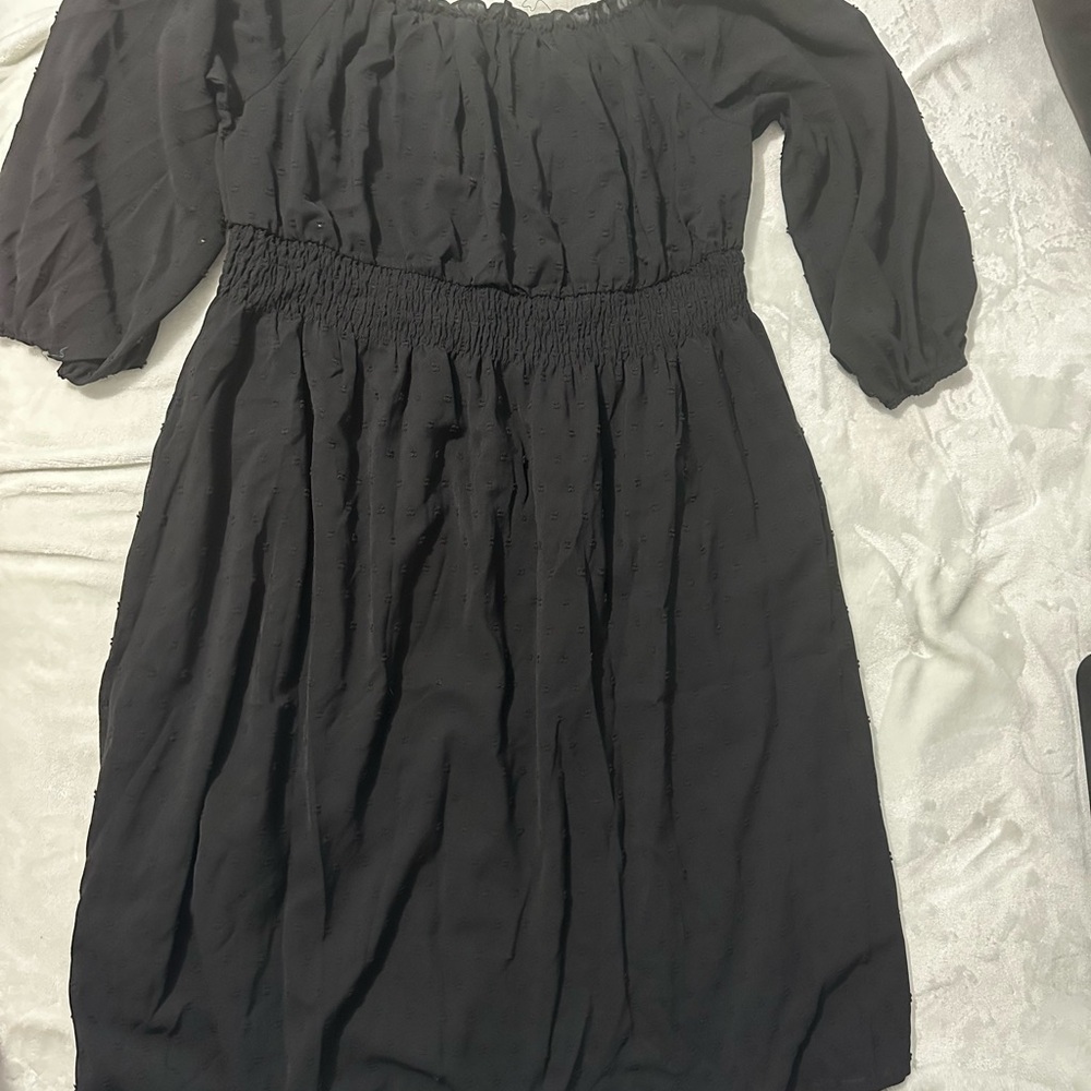 Black Off-Shoulder Dress